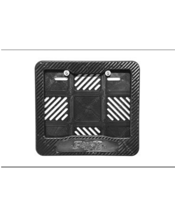 PORTA PLACA PLASTICO GRANDE FOX