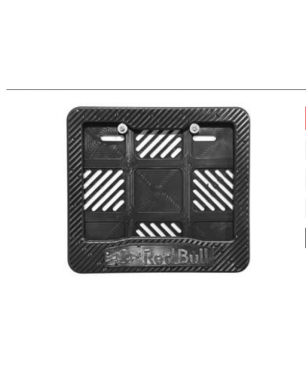PORTA PLACA PLASTICO GRANDE REDBULL