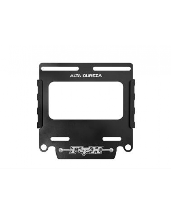 PORTA PLACA GRANDE INOX NG FOX