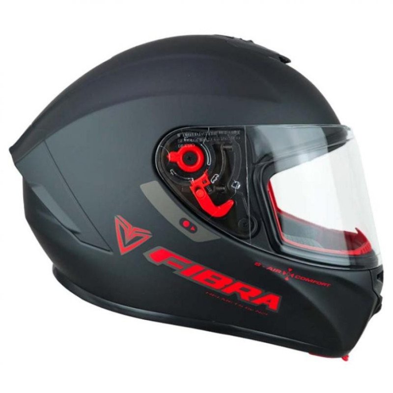 CASCO FIBRA GIGA CHROMA RED MATT TALLA XL