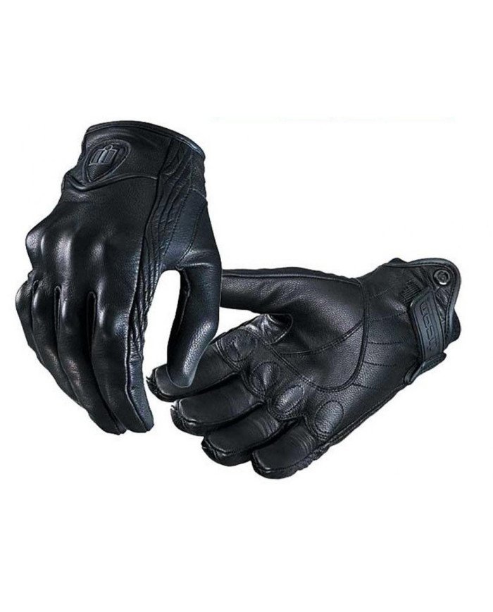 GUANTE ICON-BATFOX CUERO DEDO LARGO