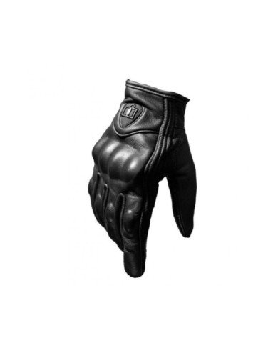 GUANTE ICON-BATFOX CUERO DEDO LARGO