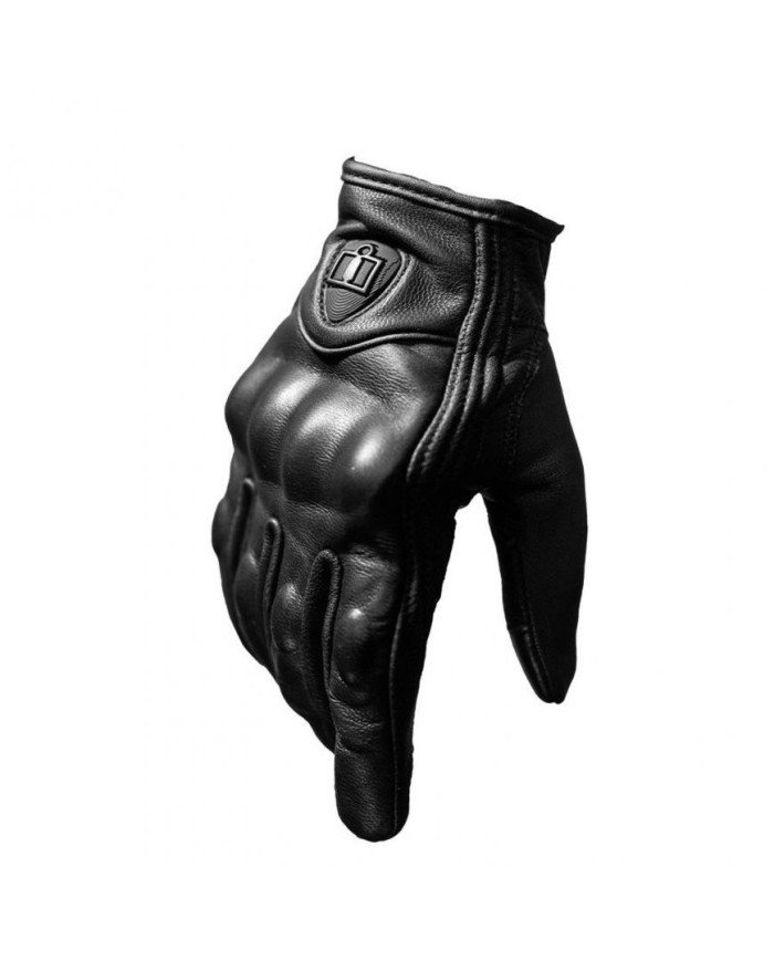 GUANTE ICON-BATFOX CUERO DEDO LARGO