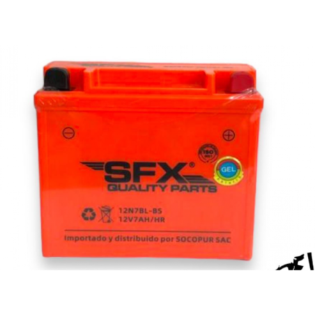 BATERIA 12V 12N7BL-BS (12N7A-3A) GEL SFX