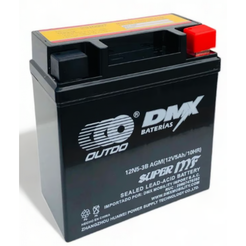 BATERIA 12V 12N5-3B SECA OUTDO (YB5L-BS)