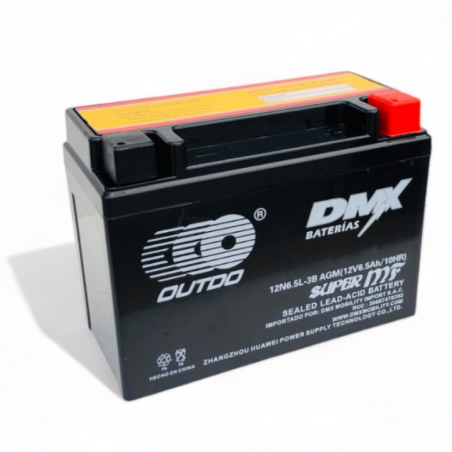 BATERIA 12V 12N6.5L-3B SECA OUTDO (YB6.5L-BS)