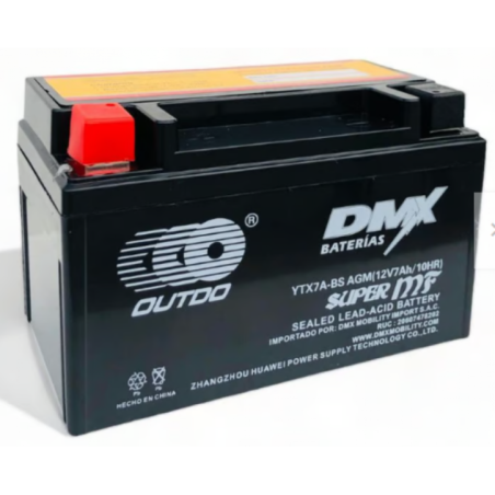 BATERIA 12V YTX7A-BS SECA OUTDO (UTX7A-BS)