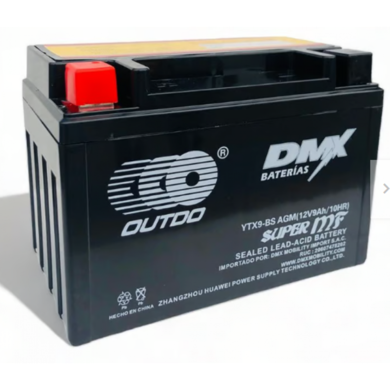 BATERIA 12V YTX9-BS SECA OUTDO (UTX9-BS)
