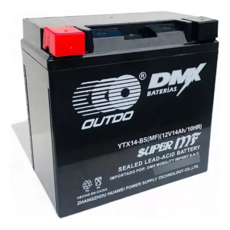 BATERIA 12V YTX14-BS OUTDO