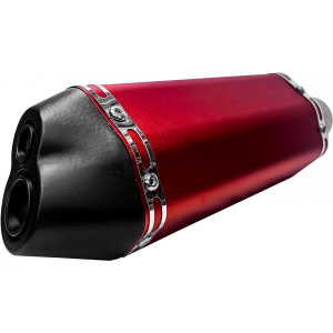 SILENCIADOR RACING R4 AKRAPOVIC ROJO GDM